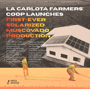 La Carlota farmers' coop launches first-ever solarized muscovado production
