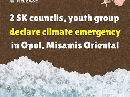 2 SK councils, youth group declare climate emergency in Opol, Misamis Oriental