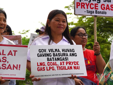 Batangueños march against fossil gas on World Envi Day