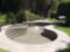 Seamless microcement plaster pool