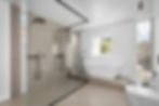 English Alt text: "Conmarble Design Studio's striking microcement walls in Qatar and Riyadh homes, displaying remarkable interior decoration, home design, and creative interior ideas for a modern and chic living environment." Arabic Alt text: "جدران المايكروسيمنت المذهلة من استوديو كونماربل للتصميم في منازل قطر والرياض، تظهر ديكور داخلي رائع وتصميم منزلي وأفكار داخلية مبتكرة لبيئة معيشة عصرية وأنيقة."