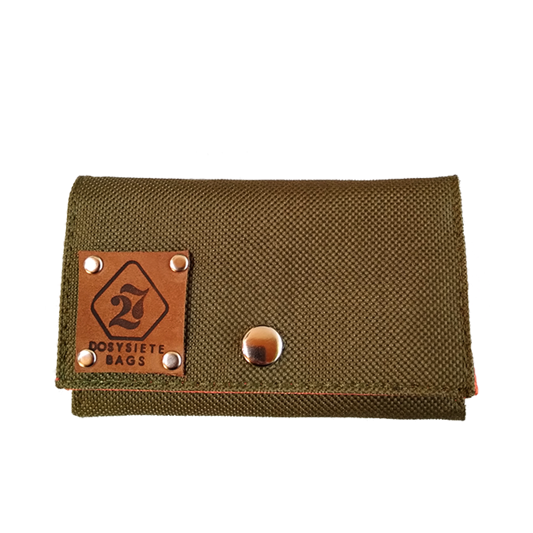 Tarjetero Olivo / Naranjo