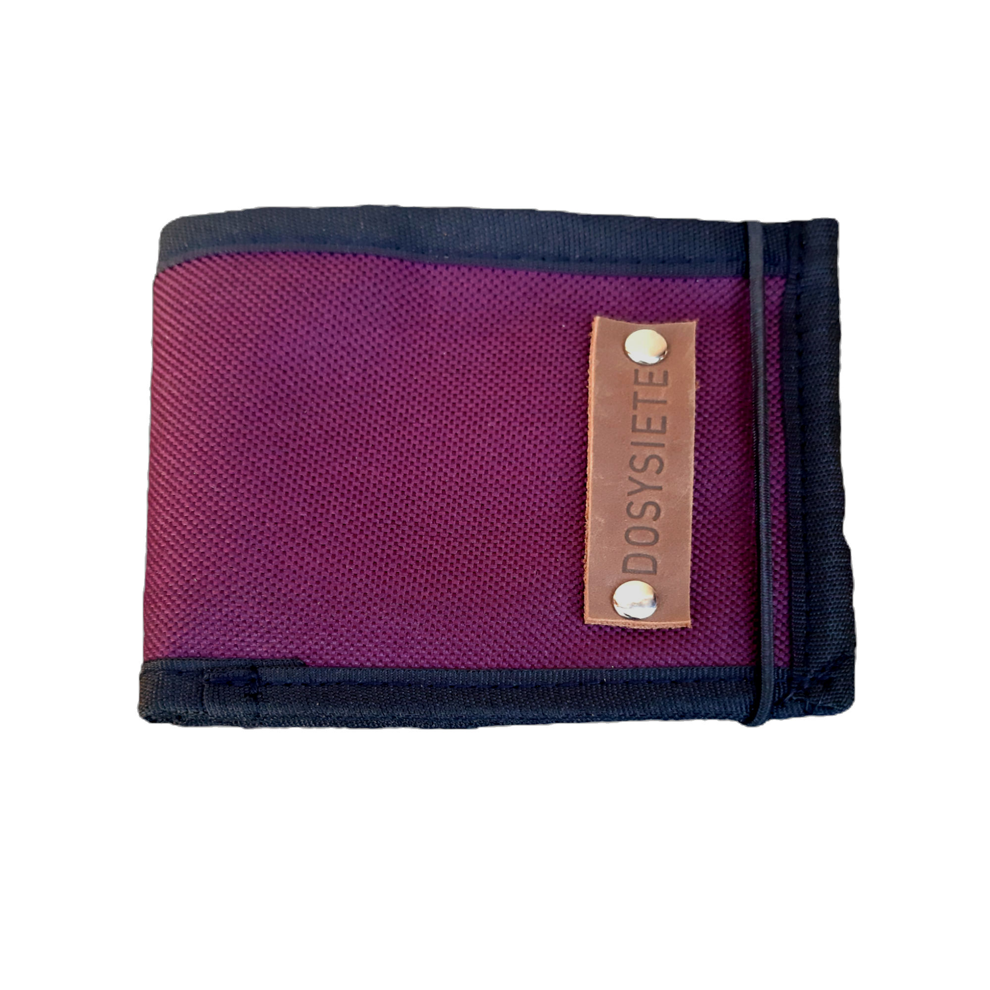 Billetera Burdeo / Negro