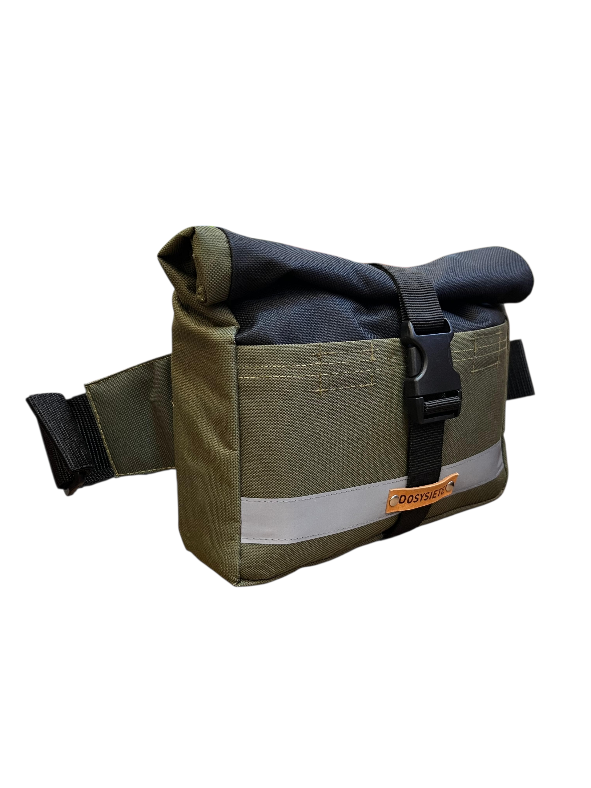 Banano Rolltop Olivo / Negro