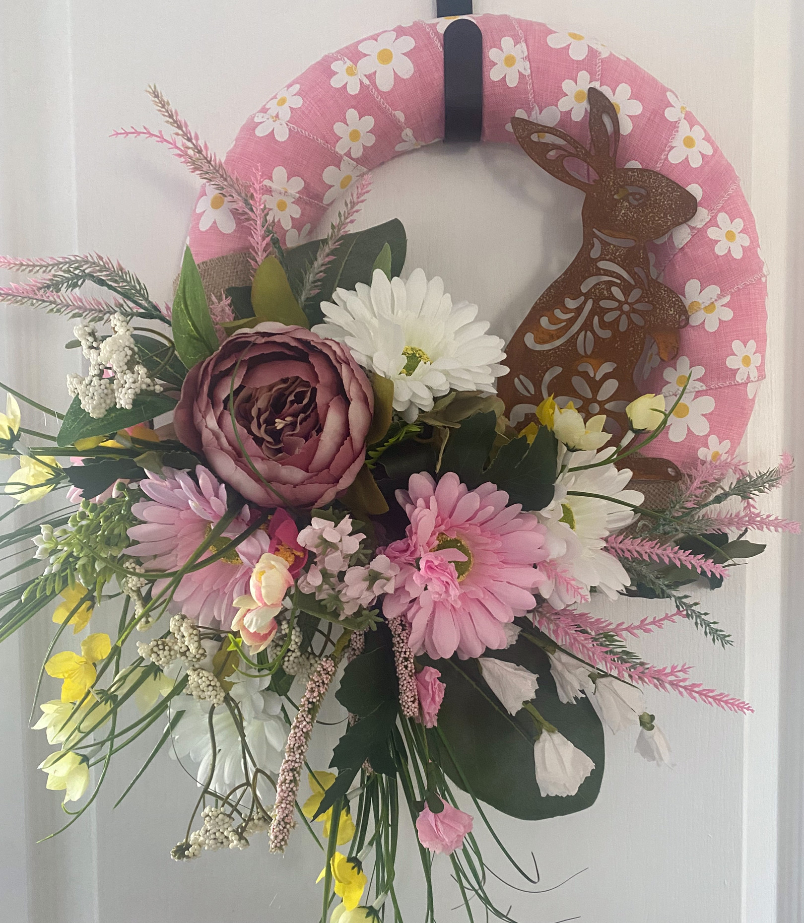 Spring charm with a beautiful natural bunny touch.