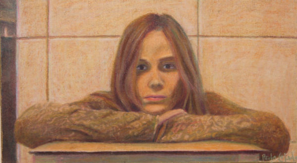 Lo he dicho todo, pastel de aceite, 40x60 cm