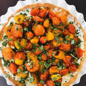 Caramelized Cherry Tomato Tart