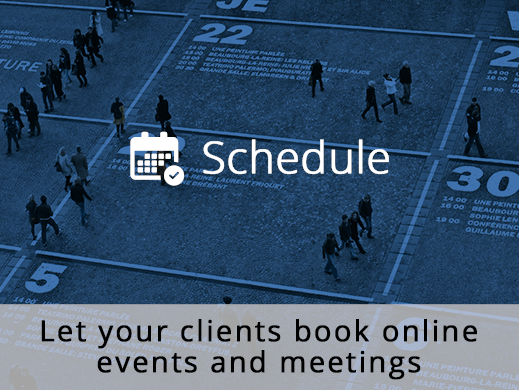 Schedule banner
