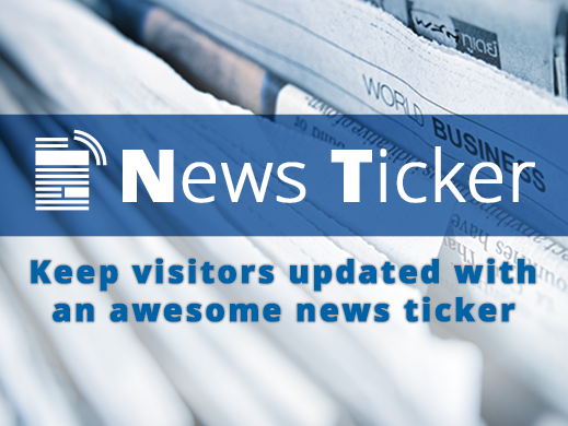 News Ticker banner