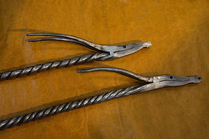forged stainless steel dragon-headed fire poker bottle opener toasting fork bonfire campin