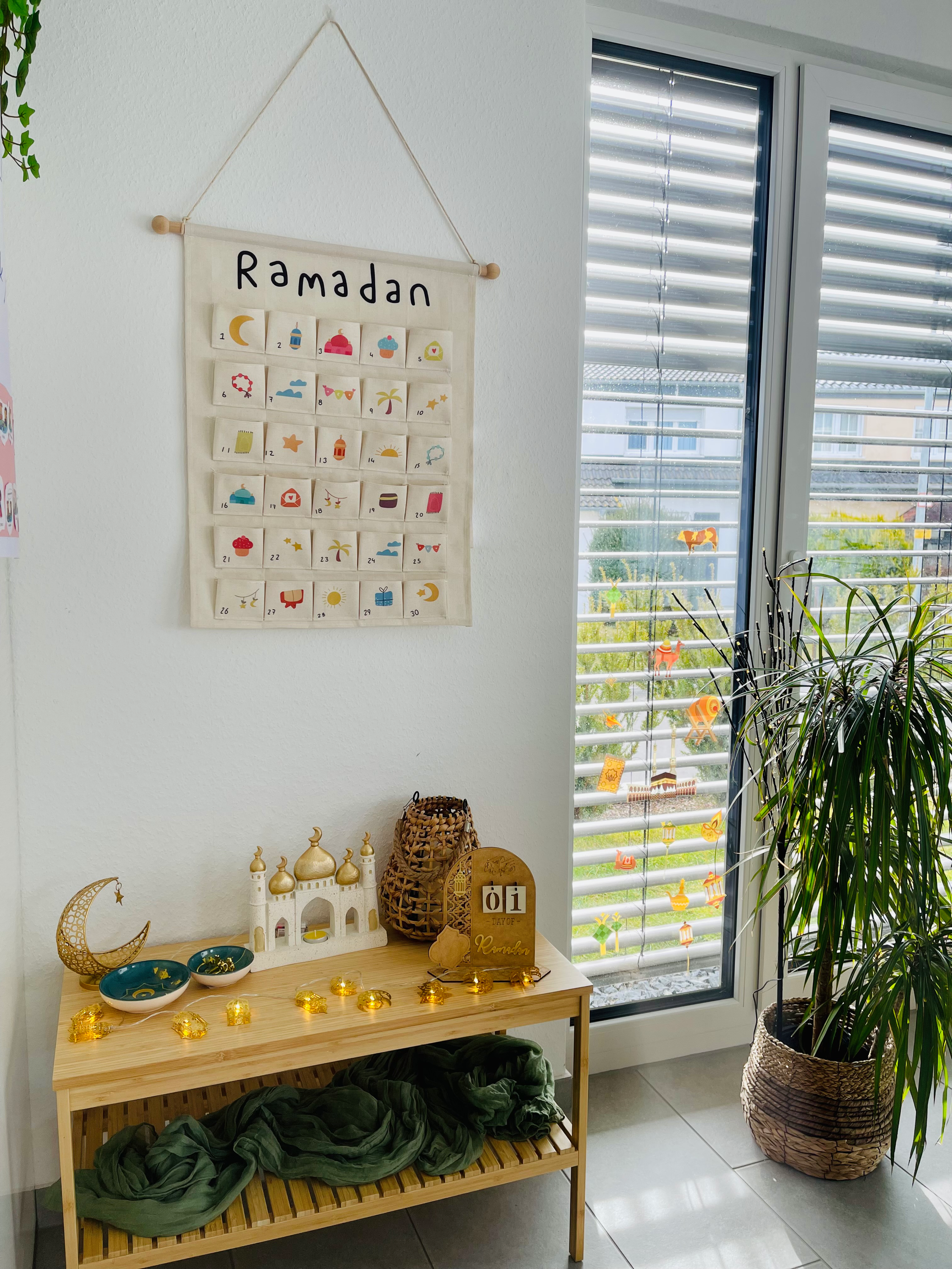 Ramadan Stoffkalender (inkl. holzstab)
