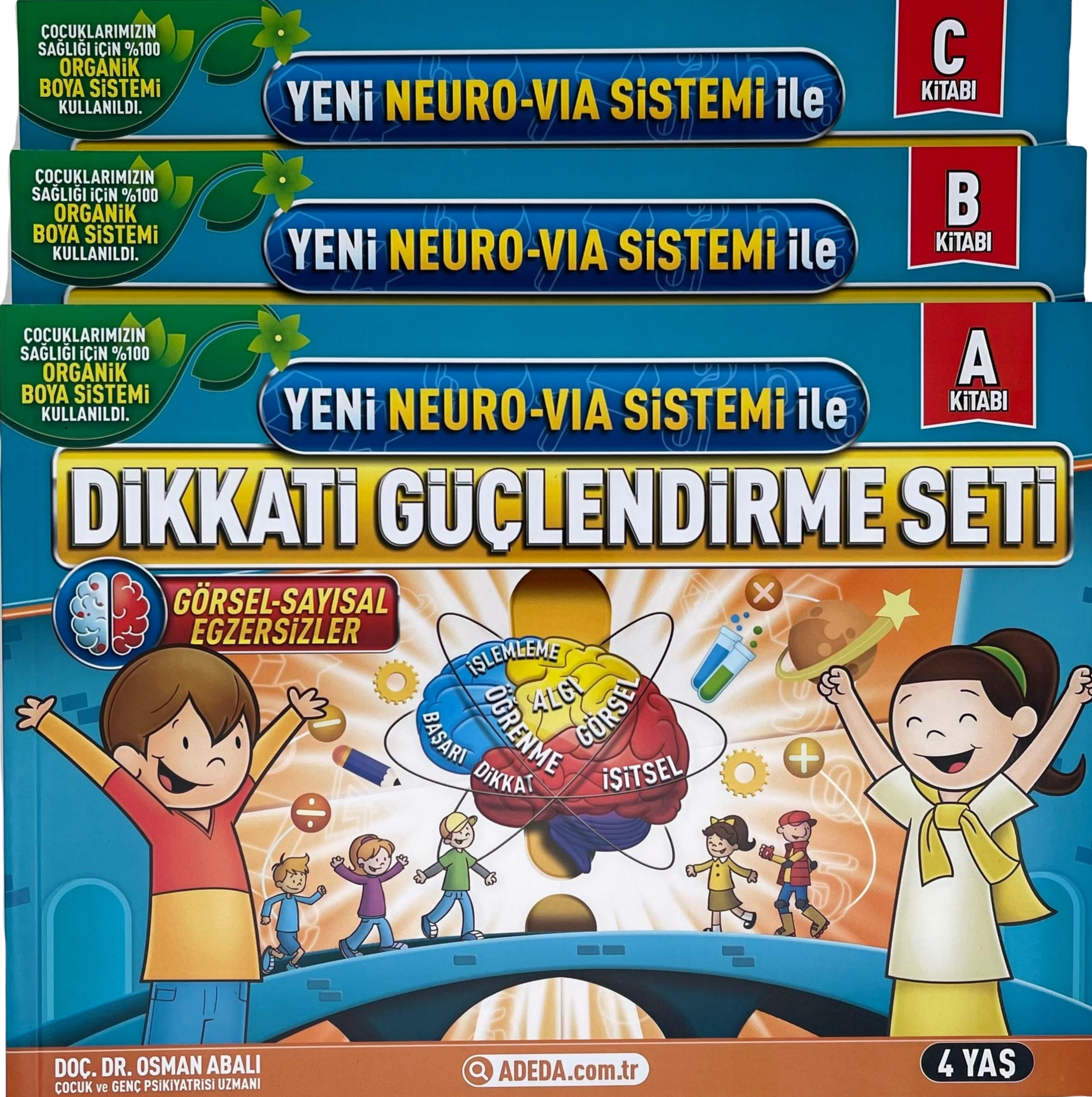 Dikkati Güçlendirme Seti [4 Yaş / Jahre] ( Yeni Neuro-Via-Sistemi)