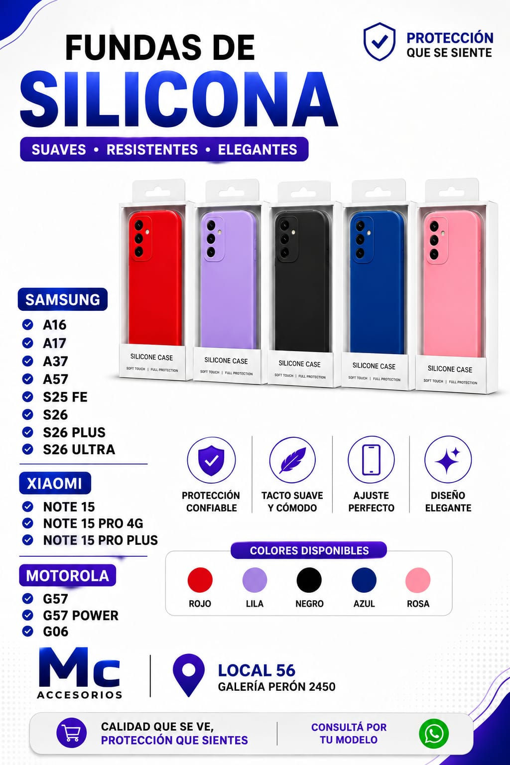 Fundas de silicona M2