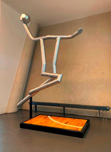 Skulptur Sportler Handball HC Elbflorenz Dresden