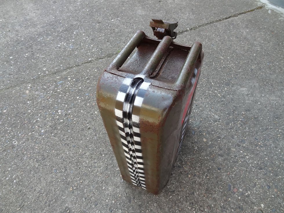 Miniaturbild: Castrol Tank Metall Kraftstoff Custom Look Ersatz Benzin Auto Motorrad