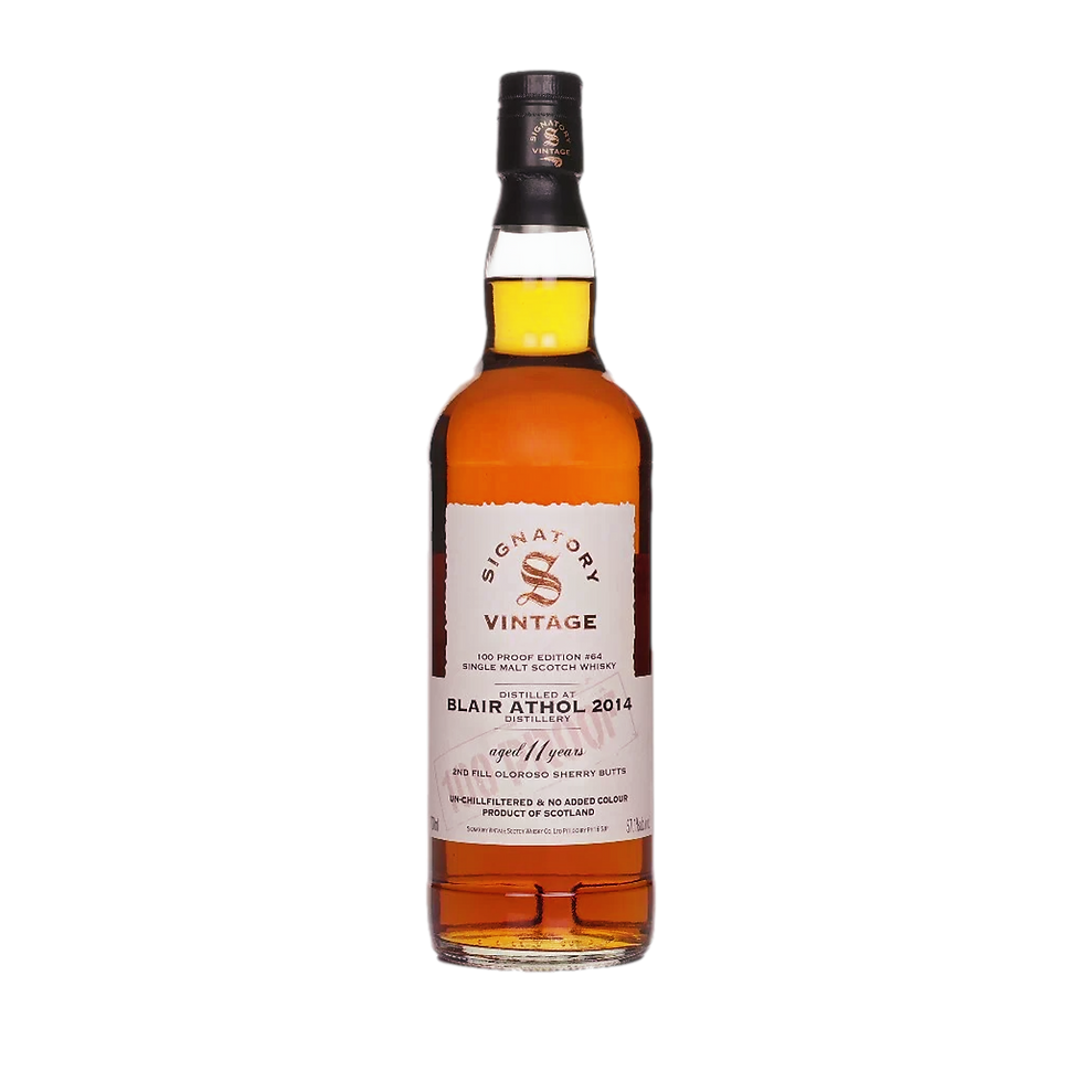 Blair Athol 11 Year Old 2014 – Signatory Vintage 100 Proof Edition #64