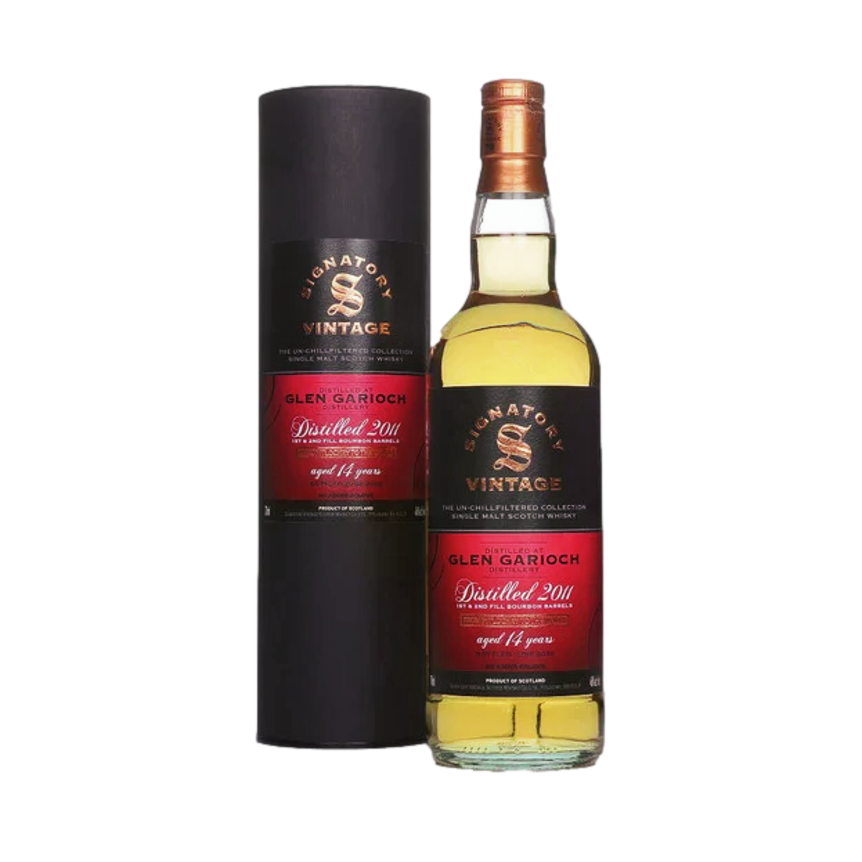 Glen Garioch 14 Year Old 2011 Signatory Vintage – Bourbon Matured UCF