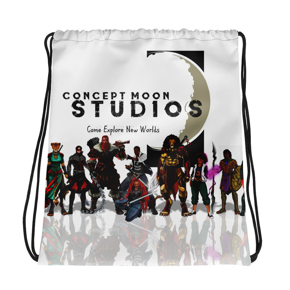 Concept Moon Drawstring bag