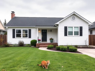 Home inspection report and flashlight on a kitchen counter before calling a contractor