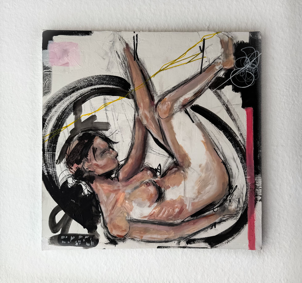 Falling 40x40 cm