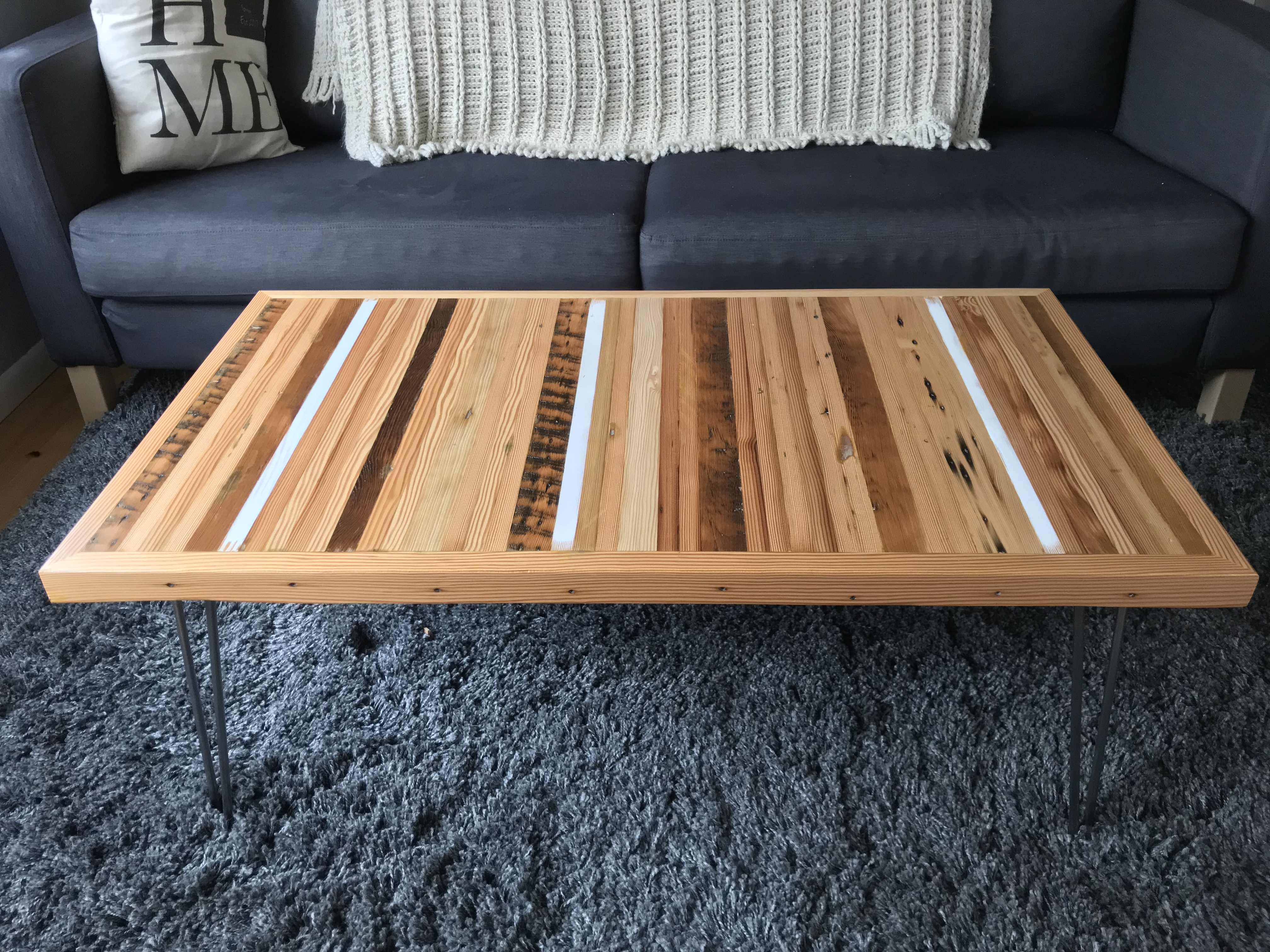 Reclaimed Slatted Coffee Table