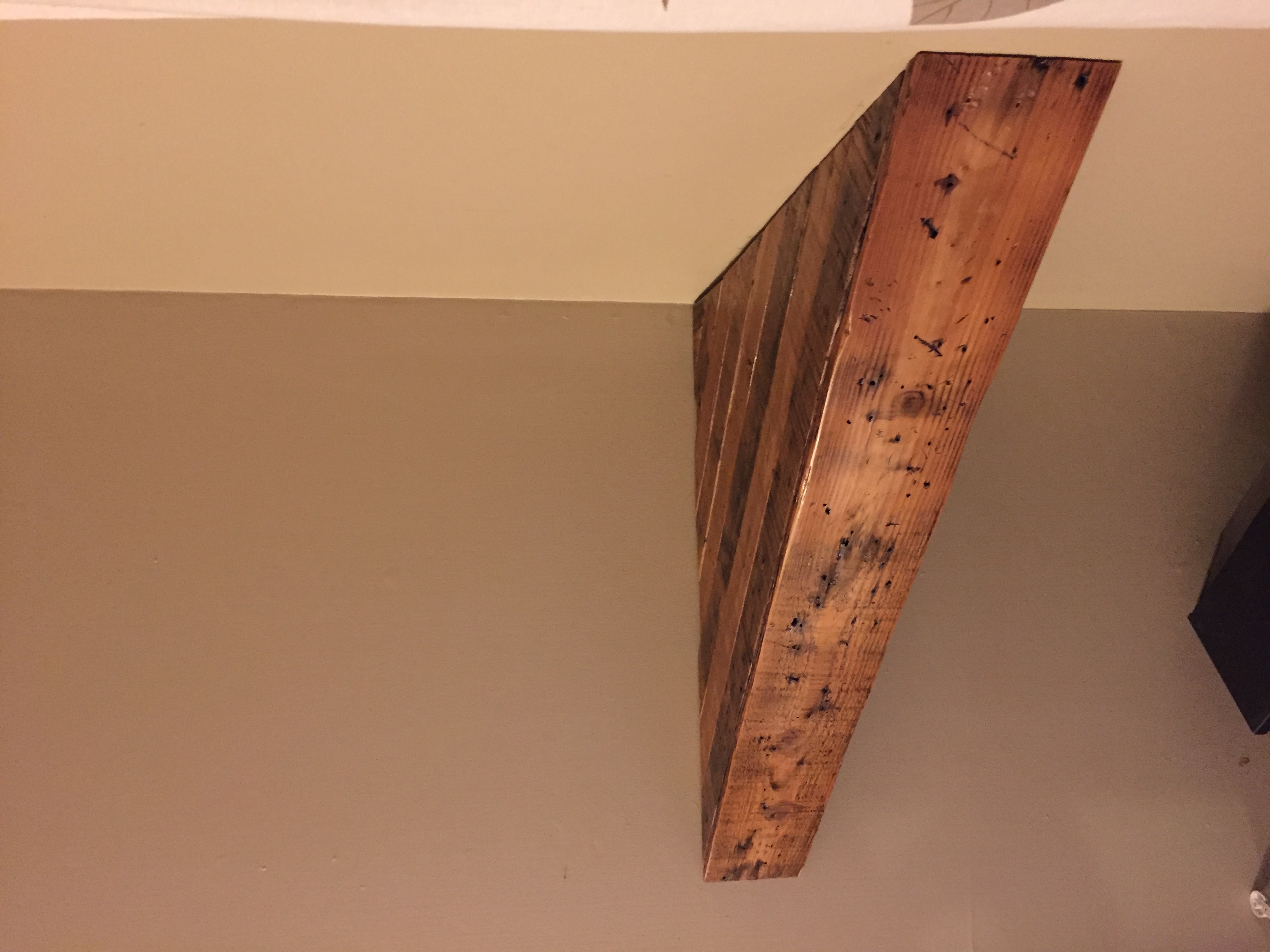 floating corner shelf
