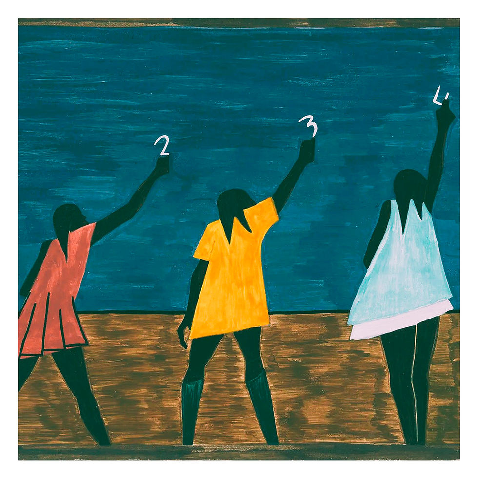 Jacob Lawrence, Great Migration of black people to the North, 1940-41