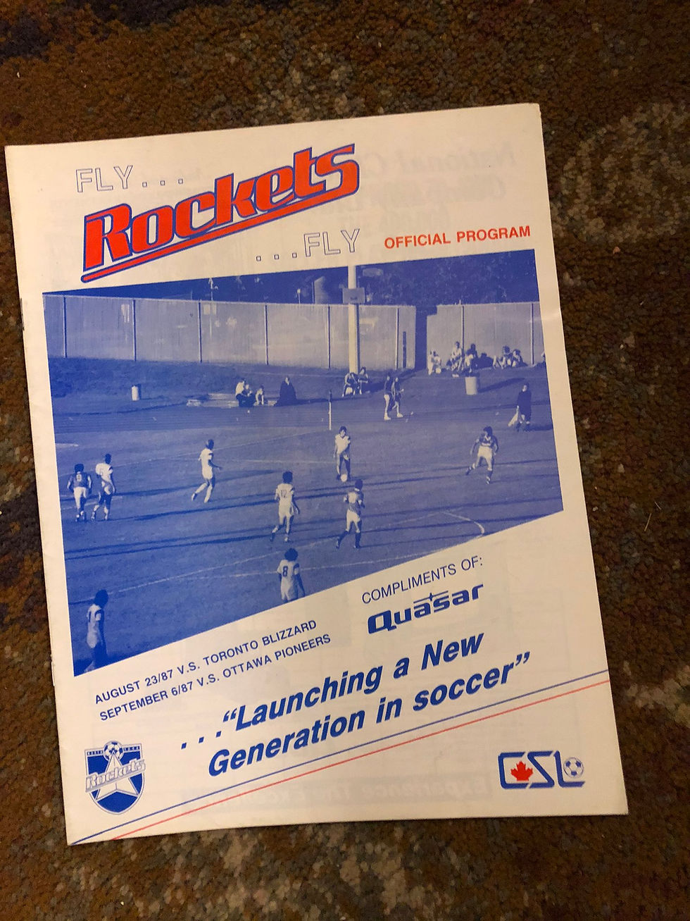 1987 North York Rockets v Toronto Blizzard (c/o Peter Mackie)