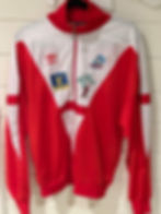 1991 Nova Scotia Clippers training jacket game worn by #6 Rob Cleugh (c/o Rob Cleugh)
