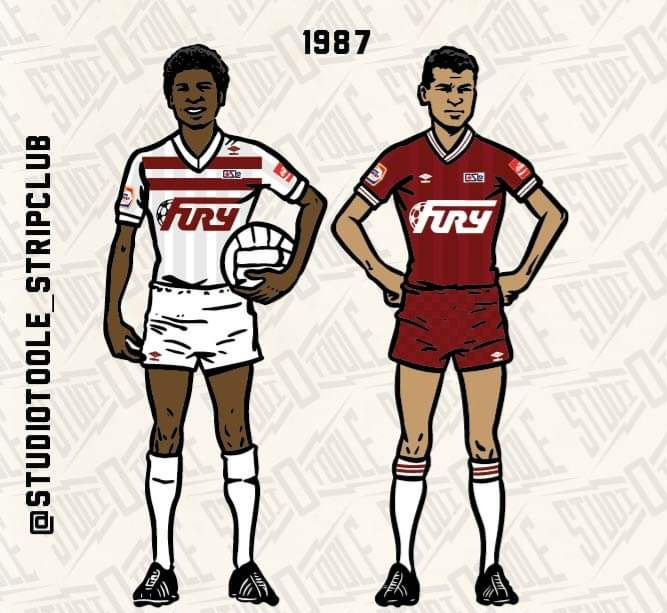 Mock up of 1987 Winnipeg Fury home and away (c/o Peter O'toole)