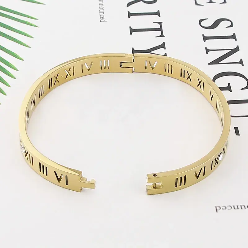 Thumbnail: Titanium Roman Numerals Bracelet