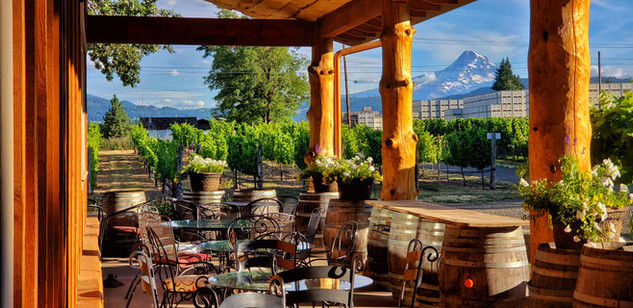 Hood Crest Patio view of Mt. Hood