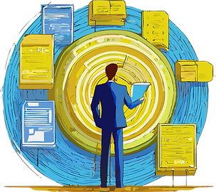 Responsible AI business person