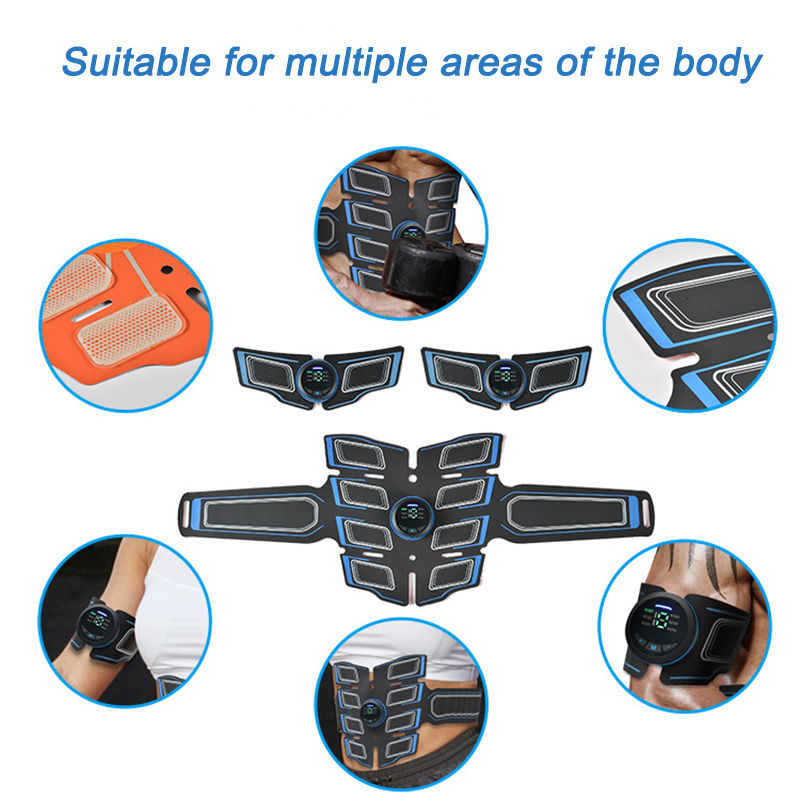 Thumbnail: EMS Abdominal Muscle Trainer Portable Massager Electronic Training Belt Exercise