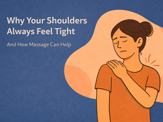 Woman holding her shoulder showing muscle tension, illustrating why shoulders feel tight and how massage therapy in Doncaster can help relieve pain and improve mobility.