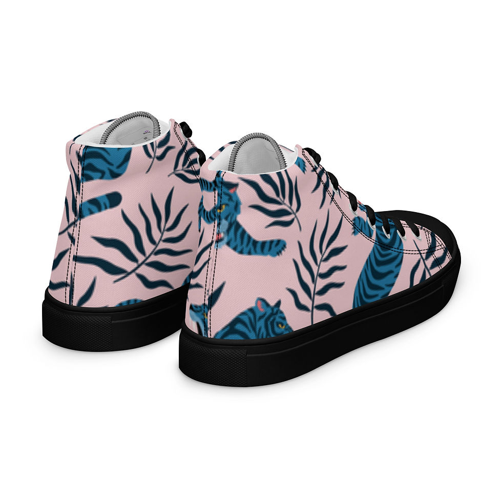 Thumbnail: SOL Cool Cat Men’s high top canvas shoes 