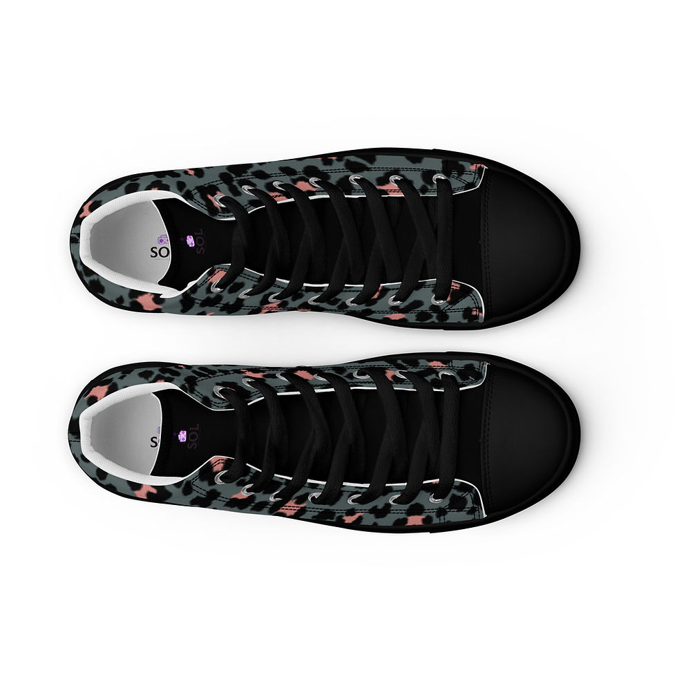 Miniatura: SOL Cool Cat Men’s high top canvas shoes 