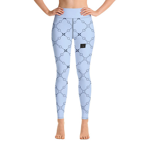 LLTFF (Life Blue) Exclusive Designer Womens Yoga Leggings