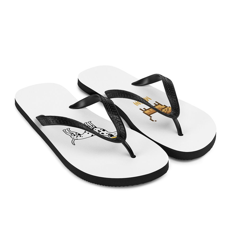 תמונה ממוזערת: SOL Cats and Dogs Flip-Flops