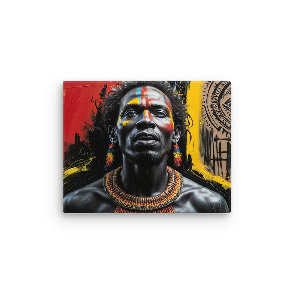 Thumbnail: SOL Art - Xavier Mbeki collection -The Above canvas