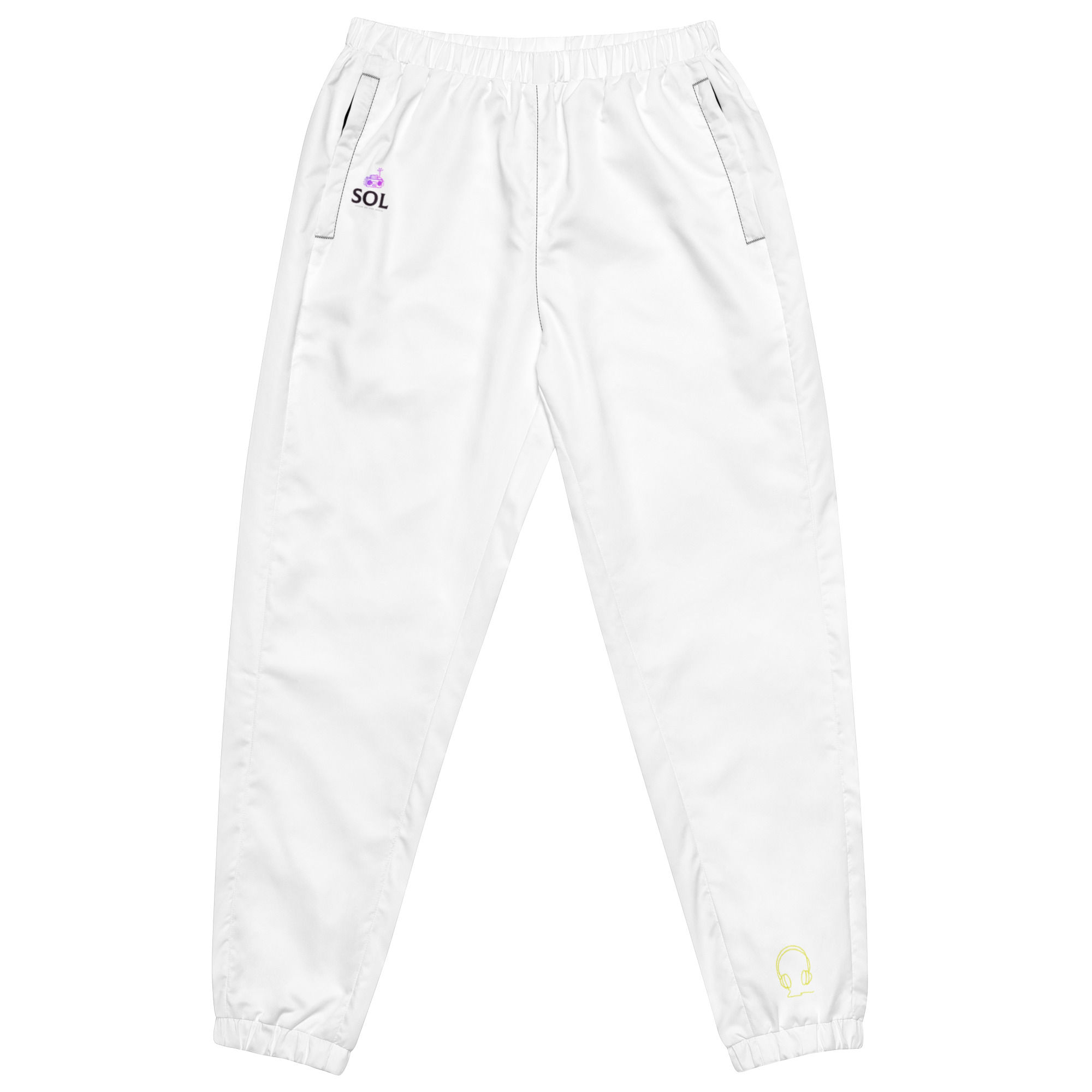 SOL "White" Unisex track pants