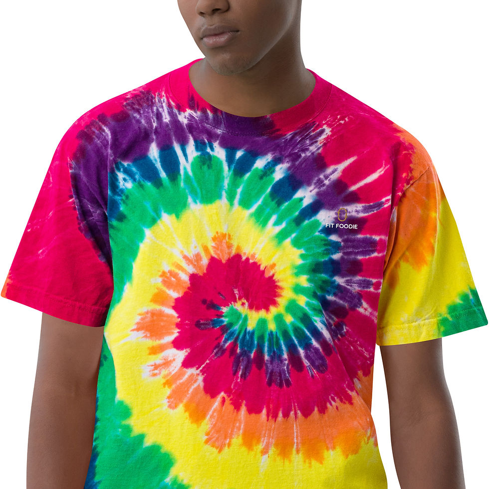 Thumbnail: LLTFF "Exercise Far-out!" Exclusive Oversized tie-dye t-shirt