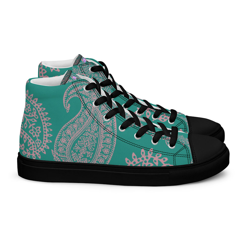 Miniatura: SOL Mint Julep Men’s high top canvas shoes