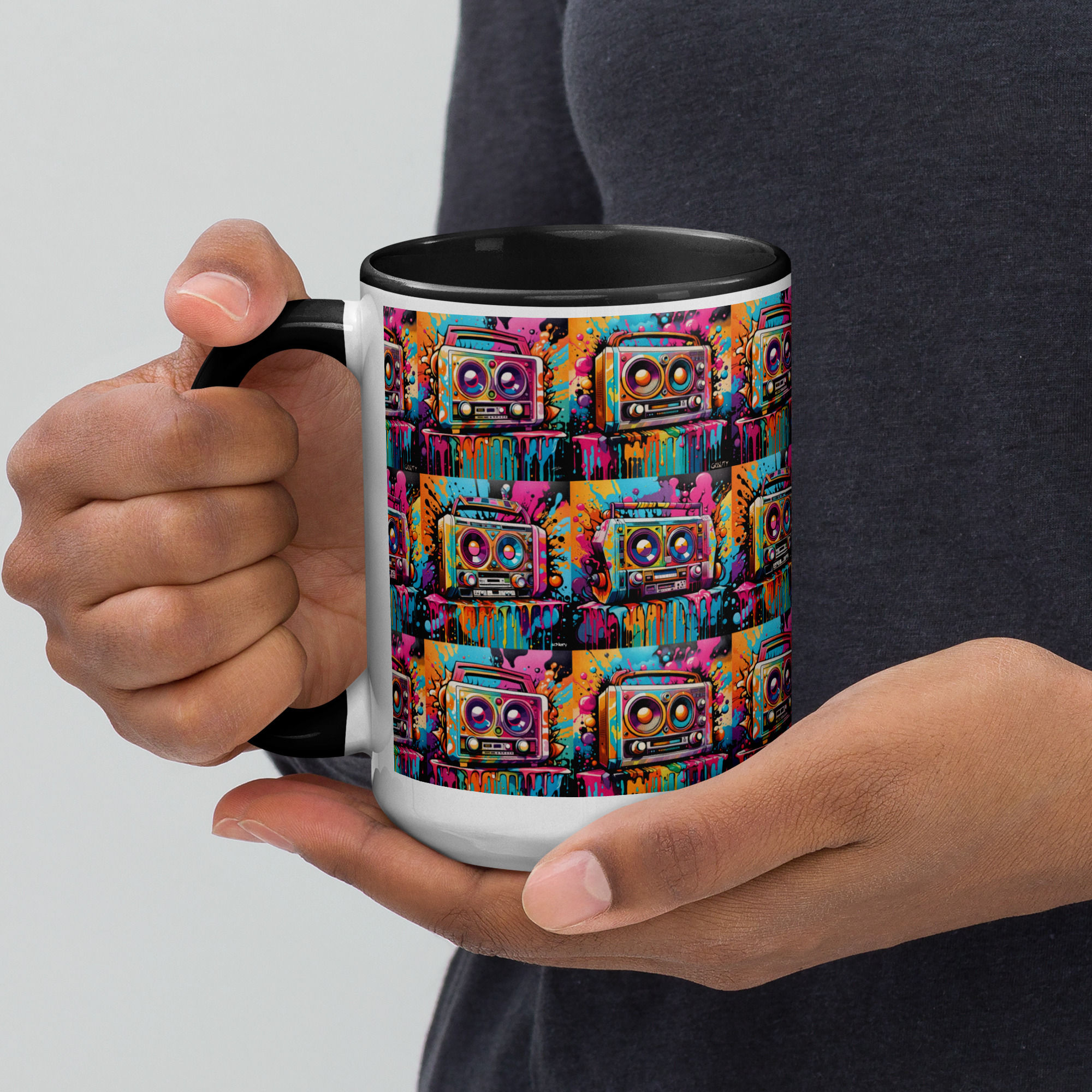 Soul Rain collection by M Gobert Mug with Color Inside