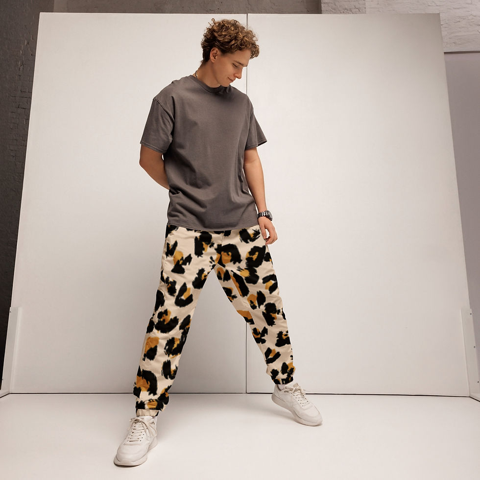 Thumbnail: SOL Leopard Unisex track pants