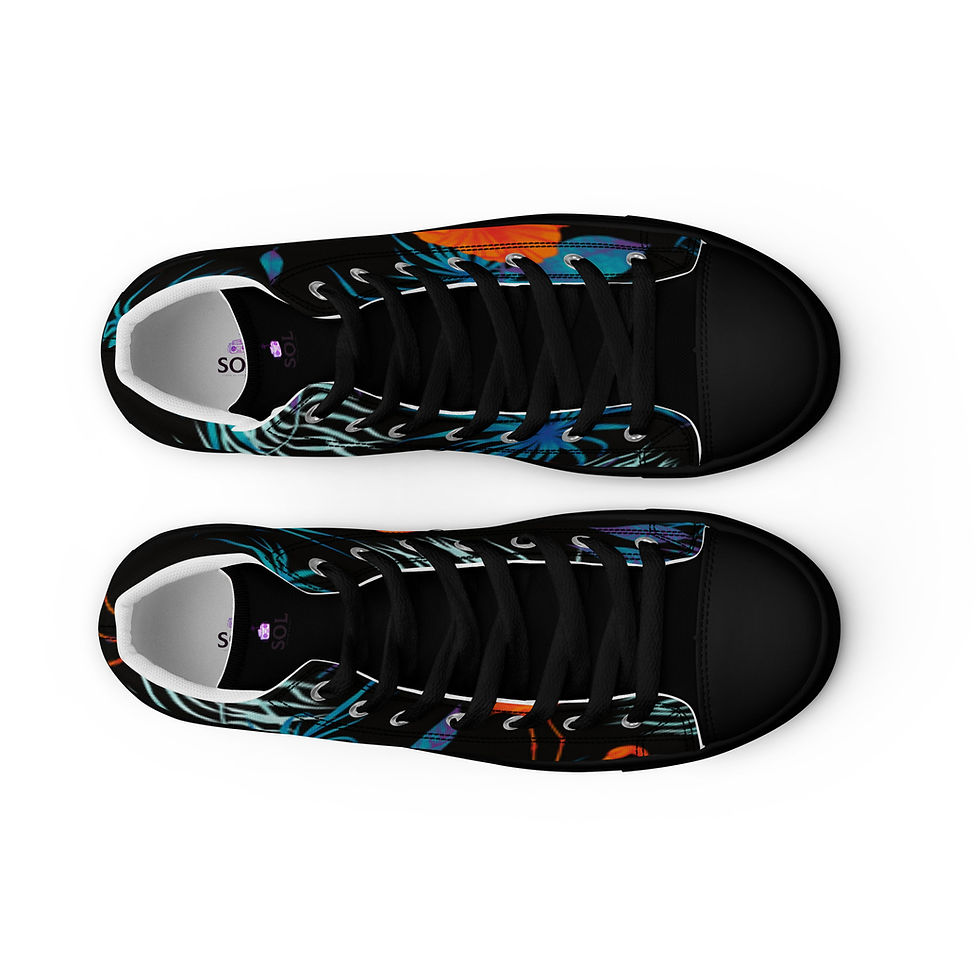 תמונה ממוזערת: SOL Vacation Men’s high top canvas shoes 