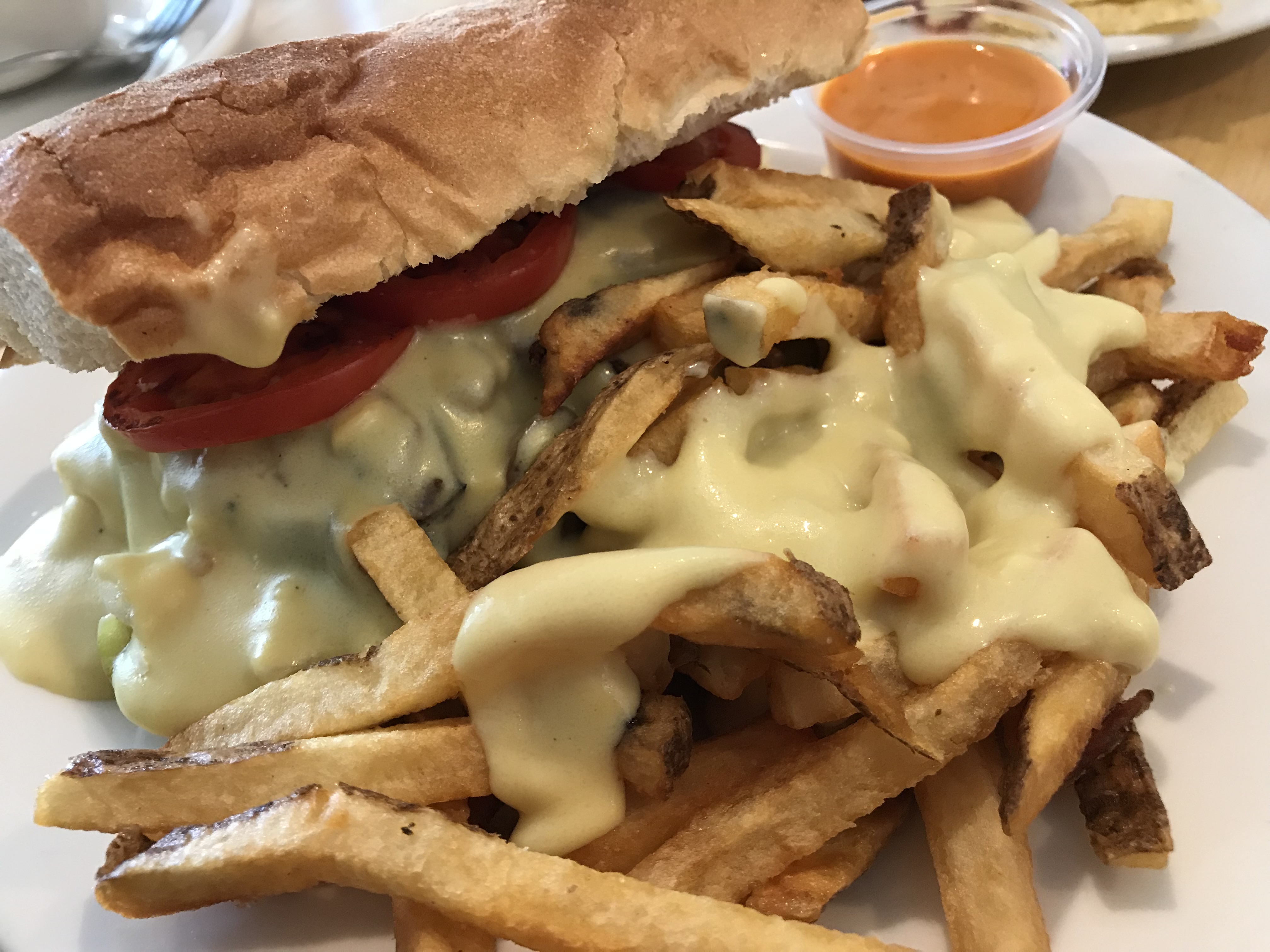 Vertical Diner Cheesesteak