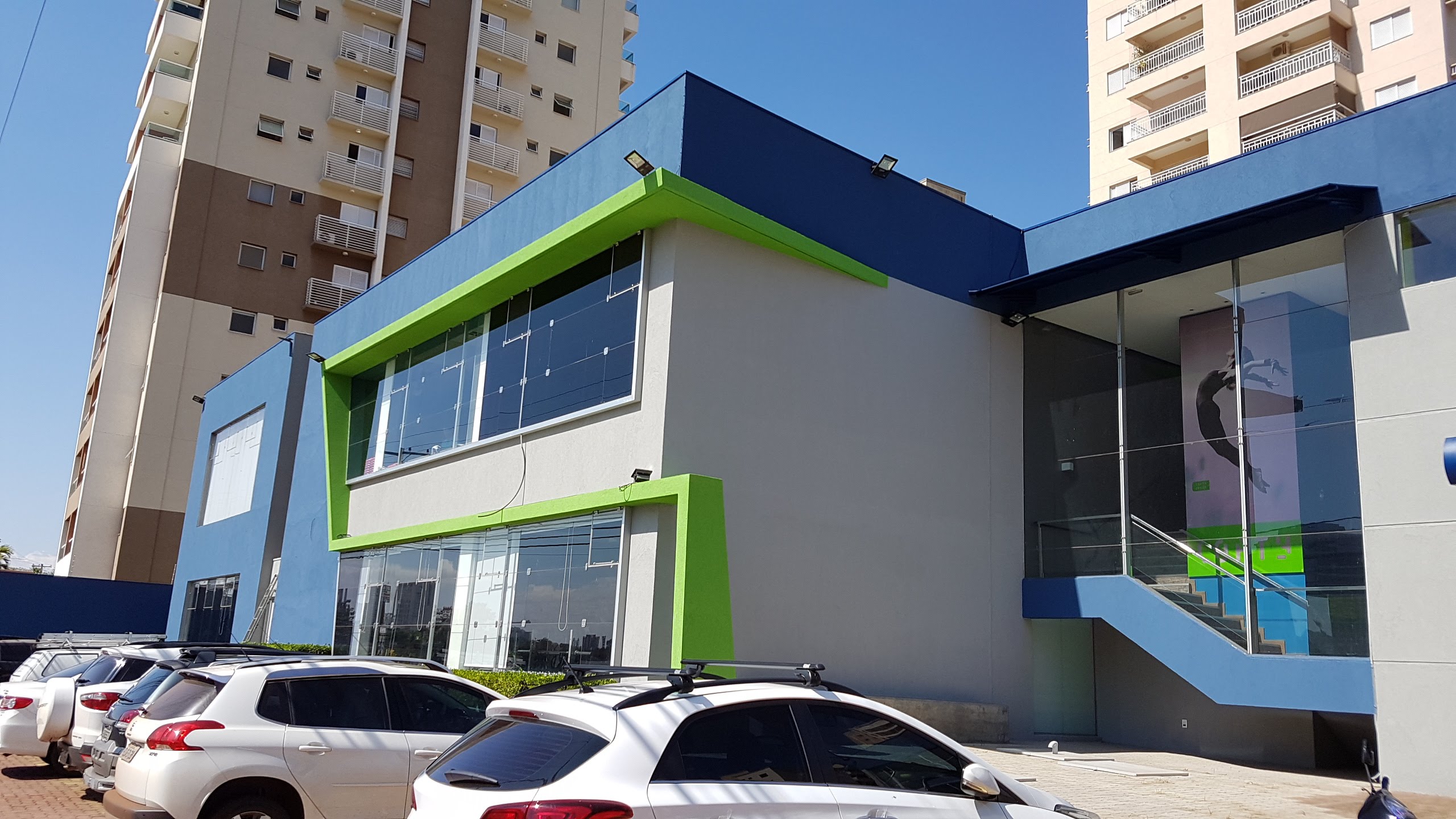 Textura Lamato Azul e Cinza