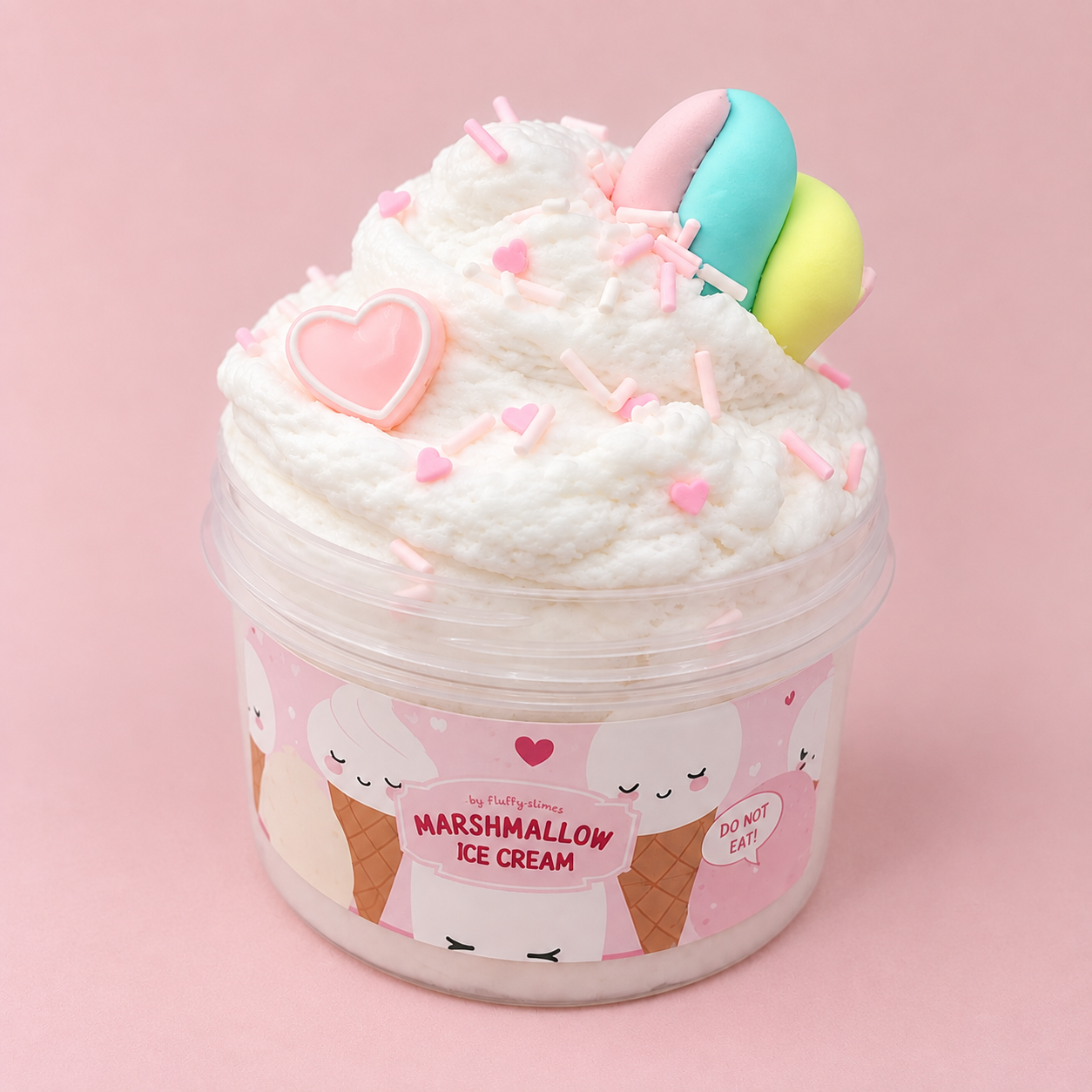 Marshmallow Ice Cream Cloud Dough Slime – Marshmallow Geur | Fluffy Slime