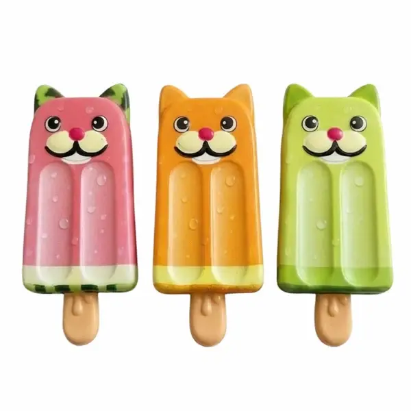 Slow Rise Squishy IJsje 12,5 cm – Kleurrijke Kawaii Squishy
